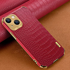 Handyhülle Hülle Luxus Leder Schutzhülle XD1 für Apple iPhone 13 Rot
