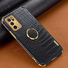 Handyhülle Hülle Luxus Leder Schutzhülle XD1 für Oppo A54s Schwarz