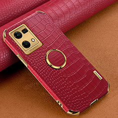 Handyhülle Hülle Luxus Leder Schutzhülle XD1 für Oppo F21 Pro 4G Rot