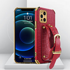 Handyhülle Hülle Luxus Leder Schutzhülle XD1 für Oppo Find X3 5G Rot