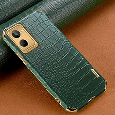 Handyhülle Hülle Luxus Leder Schutzhülle XD1 für Realme 10 4G Grün