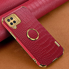 Handyhülle Hülle Luxus Leder Schutzhülle XD1 für Samsung Galaxy A12 Nacho Rot