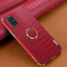 Handyhülle Hülle Luxus Leder Schutzhülle XD1 für Samsung Galaxy A51 5G Rot