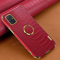 Handyhülle Hülle Luxus Leder Schutzhülle XD1 für Samsung Galaxy A71 5G Rot