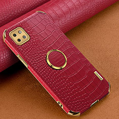 Handyhülle Hülle Luxus Leder Schutzhülle XD1 für Samsung Galaxy F42 5G Rot