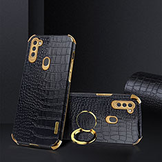 Handyhülle Hülle Luxus Leder Schutzhülle XD1 für Samsung Galaxy M11 Schwarz