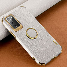 Handyhülle Hülle Luxus Leder Schutzhülle XD1 für Samsung Galaxy Note 20 5G Weiß