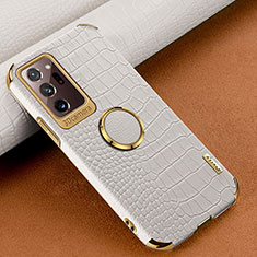 Handyhülle Hülle Luxus Leder Schutzhülle XD1 für Samsung Galaxy Note 20 Ultra 5G Weiß