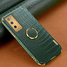 Handyhülle Hülle Luxus Leder Schutzhülle XD1 für Samsung Galaxy S20 FE 5G Grün