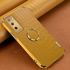 Handyhülle Hülle Luxus Leder Schutzhülle XD1 für Samsung Galaxy S20 Lite 5G Gelb