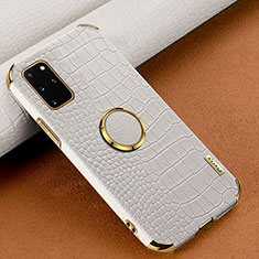 Handyhülle Hülle Luxus Leder Schutzhülle XD1 für Samsung Galaxy S20 Plus Weiß