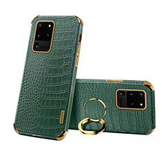 Handyhülle Hülle Luxus Leder Schutzhülle XD1 für Samsung Galaxy S20 Ultra Grün
