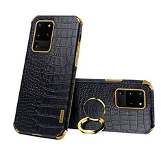 Handyhülle Hülle Luxus Leder Schutzhülle XD1 für Samsung Galaxy S20 Ultra Schwarz