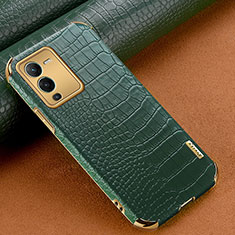 Handyhülle Hülle Luxus Leder Schutzhülle XD1 für Vivo V25 Pro 5G Grün