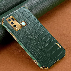 Handyhülle Hülle Luxus Leder Schutzhülle XD1 für Vivo Y50 Grün