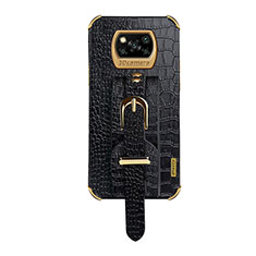 Handyhülle Hülle Luxus Leder Schutzhülle XD1 für Xiaomi Poco X3 Schwarz