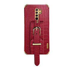Handyhülle Hülle Luxus Leder Schutzhülle XD1 für Xiaomi Redmi 9 Prime India Rot
