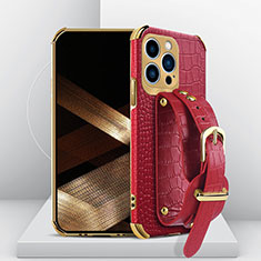 Handyhülle Hülle Luxus Leder Schutzhülle XD2 für Apple iPhone 14 Pro Rot