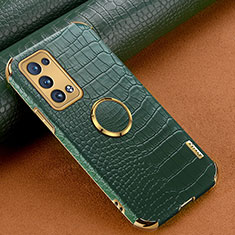 Handyhülle Hülle Luxus Leder Schutzhülle XD2 für Oppo Reno6 Pro+ Plus 5G Grün