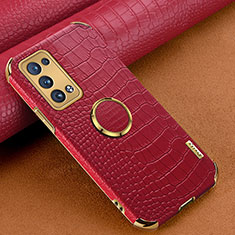 Handyhülle Hülle Luxus Leder Schutzhülle XD2 für Oppo Reno6 Pro+ Plus 5G Rot