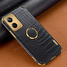 Handyhülle Hülle Luxus Leder Schutzhülle XD2 für Realme 10 Pro 5G Schwarz