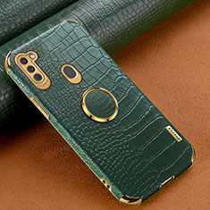 Handyhülle Hülle Luxus Leder Schutzhülle XD2 für Samsung Galaxy A11 Grün