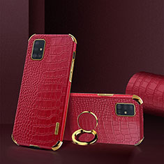 Handyhülle Hülle Luxus Leder Schutzhülle XD2 für Samsung Galaxy A51 4G Rot