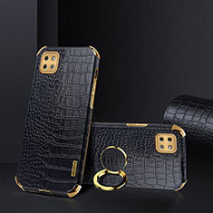Handyhülle Hülle Luxus Leder Schutzhülle XD2 für Samsung Galaxy F42 5G Schwarz
