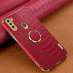 Handyhülle Hülle Luxus Leder Schutzhülle XD2 für Samsung Galaxy M11 Rot