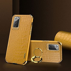 Handyhülle Hülle Luxus Leder Schutzhülle XD2 für Samsung Galaxy Note 20 5G Gelb