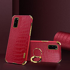 Handyhülle Hülle Luxus Leder Schutzhülle XD2 für Samsung Galaxy S20 5G Rot