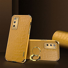 Handyhülle Hülle Luxus Leder Schutzhülle XD2 für Samsung Galaxy S20 FE 5G Gelb