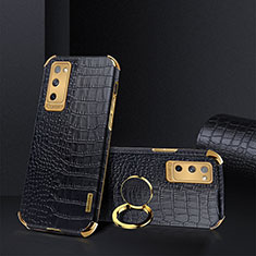 Handyhülle Hülle Luxus Leder Schutzhülle XD2 für Samsung Galaxy S20 FE 5G Schwarz