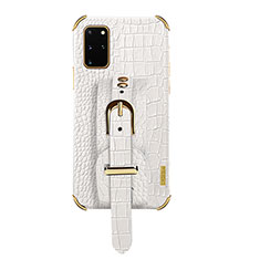 Handyhülle Hülle Luxus Leder Schutzhülle XD2 für Samsung Galaxy S20 Plus 5G Weiß