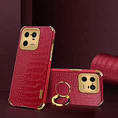 Handyhülle Hülle Luxus Leder Schutzhülle XD2 für Xiaomi Mi 13 Pro 5G Rot