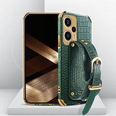 Handyhülle Hülle Luxus Leder Schutzhülle XD2 für Xiaomi Poco F5 5G Grün