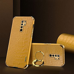 Handyhülle Hülle Luxus Leder Schutzhülle XD2 für Xiaomi Redmi 9 Prime India Gelb