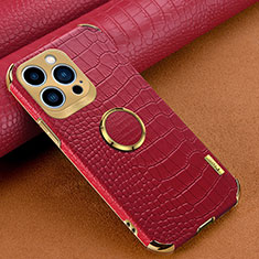 Handyhülle Hülle Luxus Leder Schutzhülle XD3 für Apple iPhone 13 Pro Max Rot