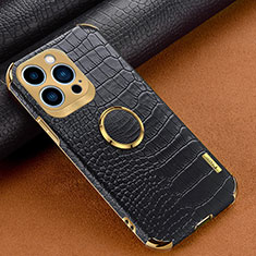 Handyhülle Hülle Luxus Leder Schutzhülle XD3 für Apple iPhone 13 Pro Max Schwarz