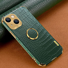 Handyhülle Hülle Luxus Leder Schutzhülle XD3 für Apple iPhone 14 Plus Grün