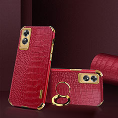 Handyhülle Hülle Luxus Leder Schutzhülle XD3 für Oppo A17 Rot