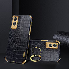 Handyhülle Hülle Luxus Leder Schutzhülle XD3 für Oppo A17 Schwarz