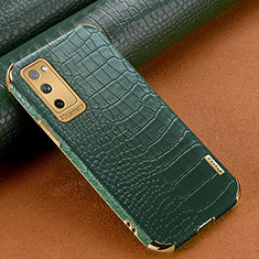 Handyhülle Hülle Luxus Leder Schutzhülle XD3 für Samsung Galaxy S20 FE (2022) 5G Grün