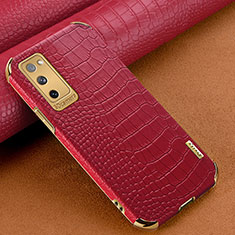 Handyhülle Hülle Luxus Leder Schutzhülle XD3 für Samsung Galaxy S20 FE 5G Rot