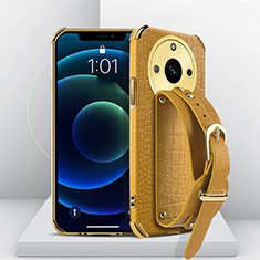 Handyhülle Hülle Luxus Leder Schutzhülle XD4 für Realme 11 Pro 5G Gelb