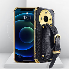 Handyhülle Hülle Luxus Leder Schutzhülle XD4 für Realme 11 Pro 5G Schwarz