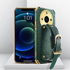 Handyhülle Hülle Luxus Leder Schutzhülle XD4 für Realme 11 Pro+ Plus 5G Grün