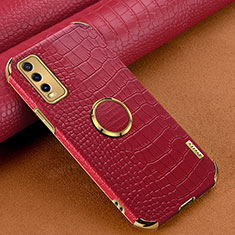 Handyhülle Hülle Luxus Leder Schutzhülle XD4 für Vivo Y20s Rot