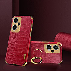 Handyhülle Hülle Luxus Leder Schutzhülle XD4 für Xiaomi Poco F5 5G Rot