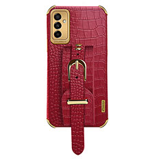 Handyhülle Hülle Luxus Leder Schutzhülle XD5 für Samsung Galaxy M23 5G Rot